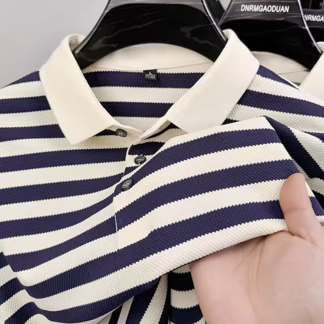Stratex Luxe Strip Polo