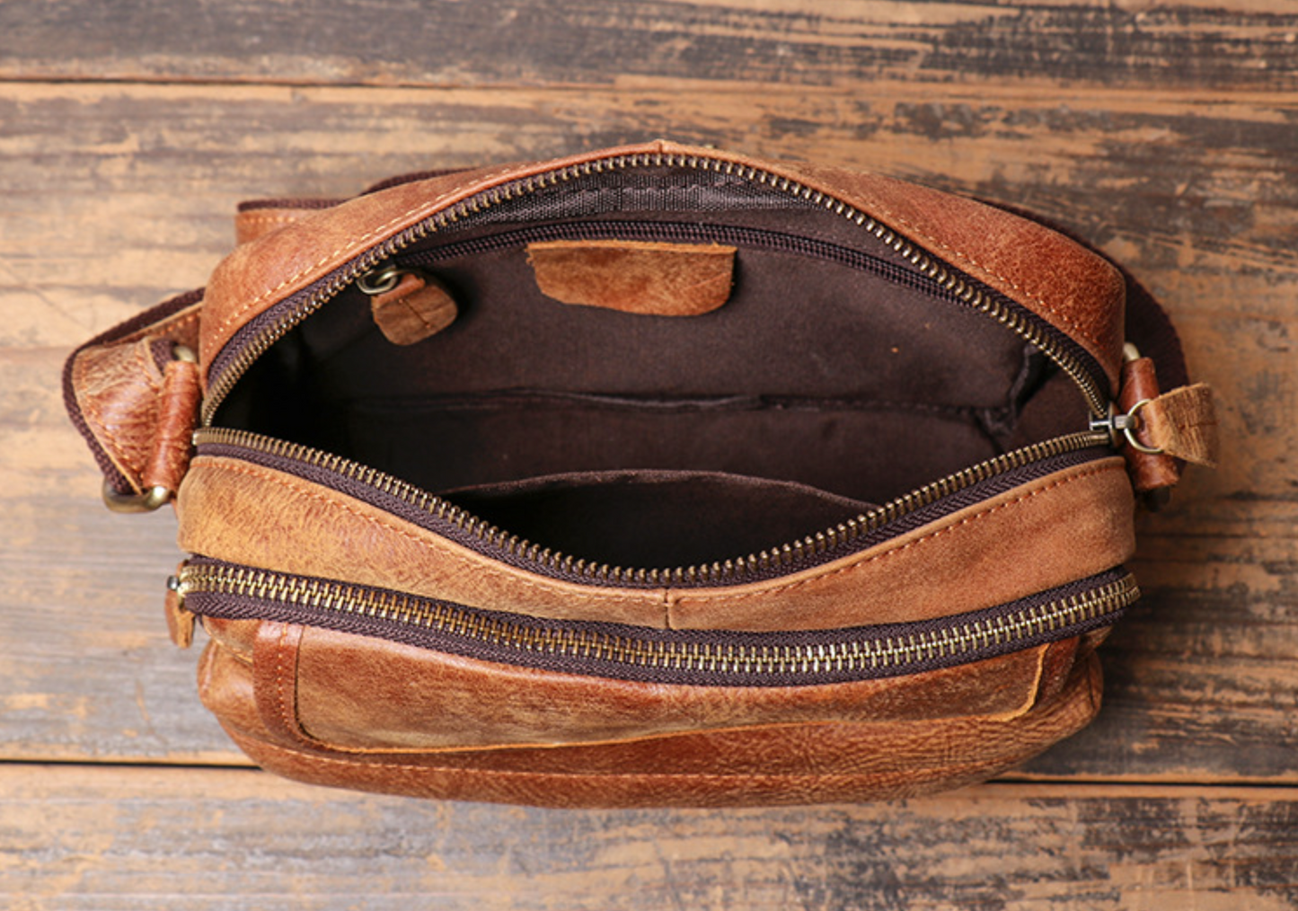 Leather Travel Crossbody