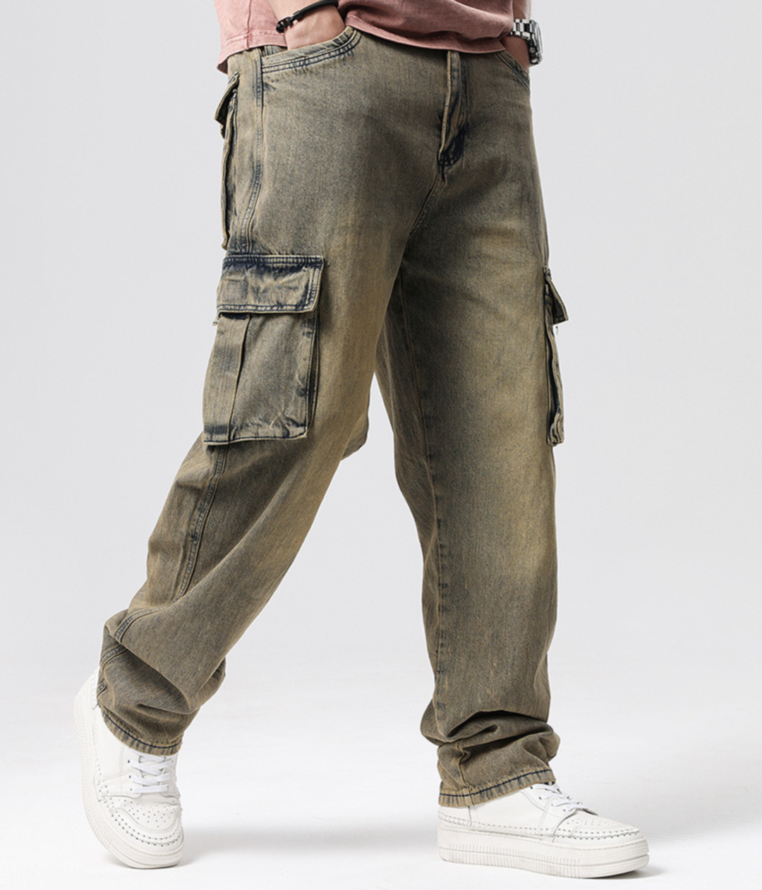 Multi-Pocket Denim Jeans