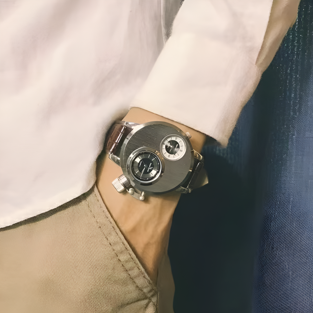 Lux Dual Dial Watch