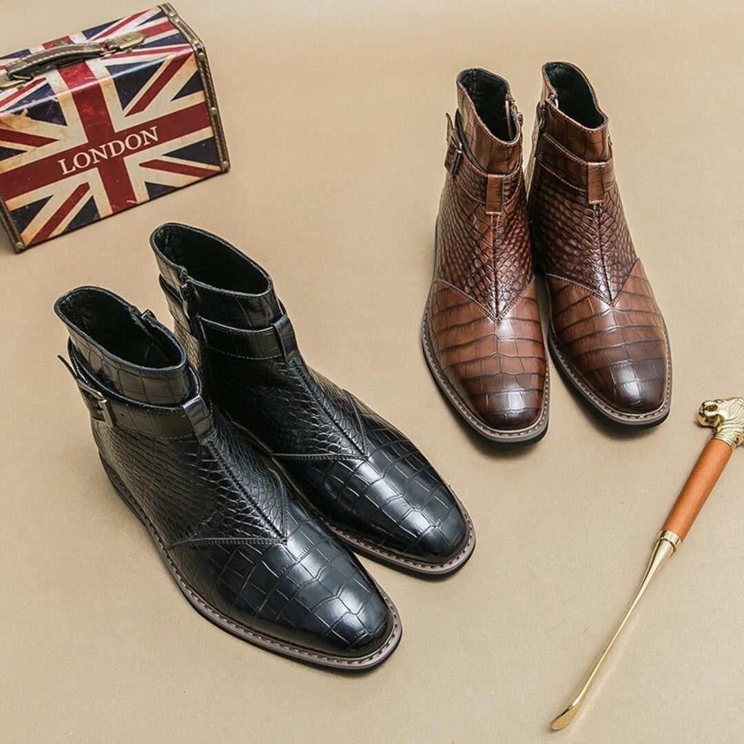 Refined Leather Boots