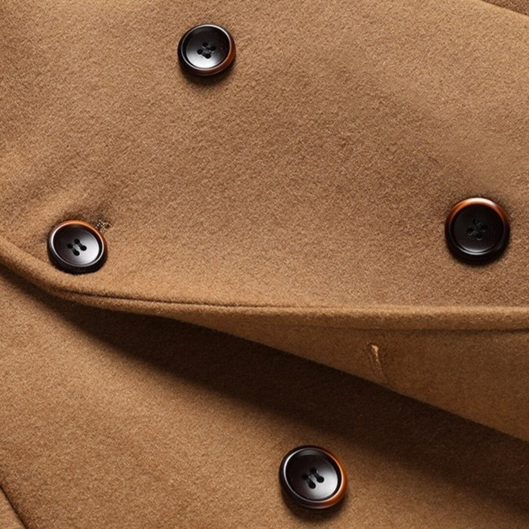 Slim Fit Wool Overcoat