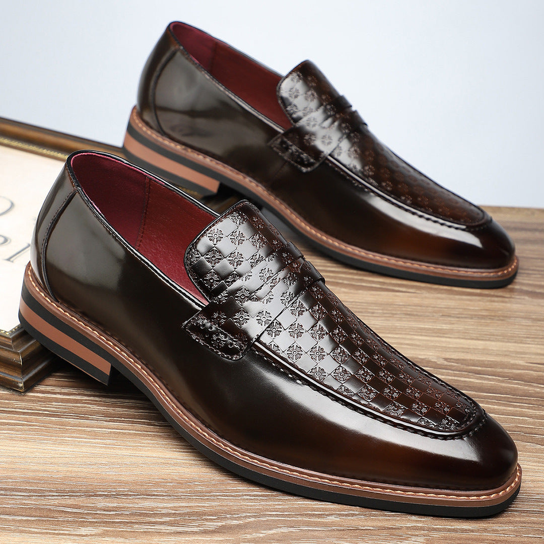 Embossed Classic Loafers