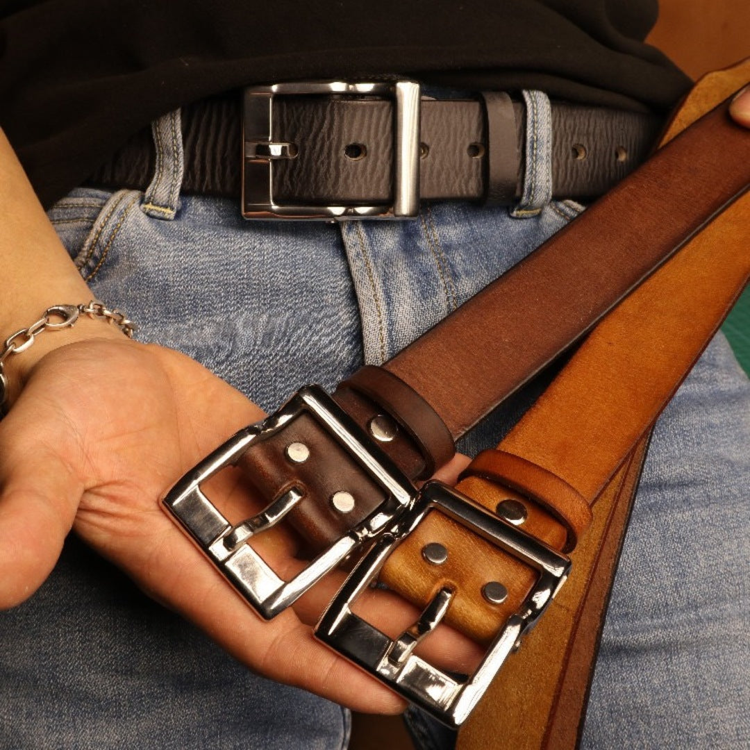 Polished Leather Belt