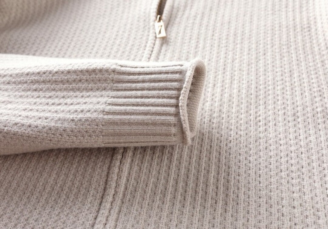 Refined Zip Cardigan