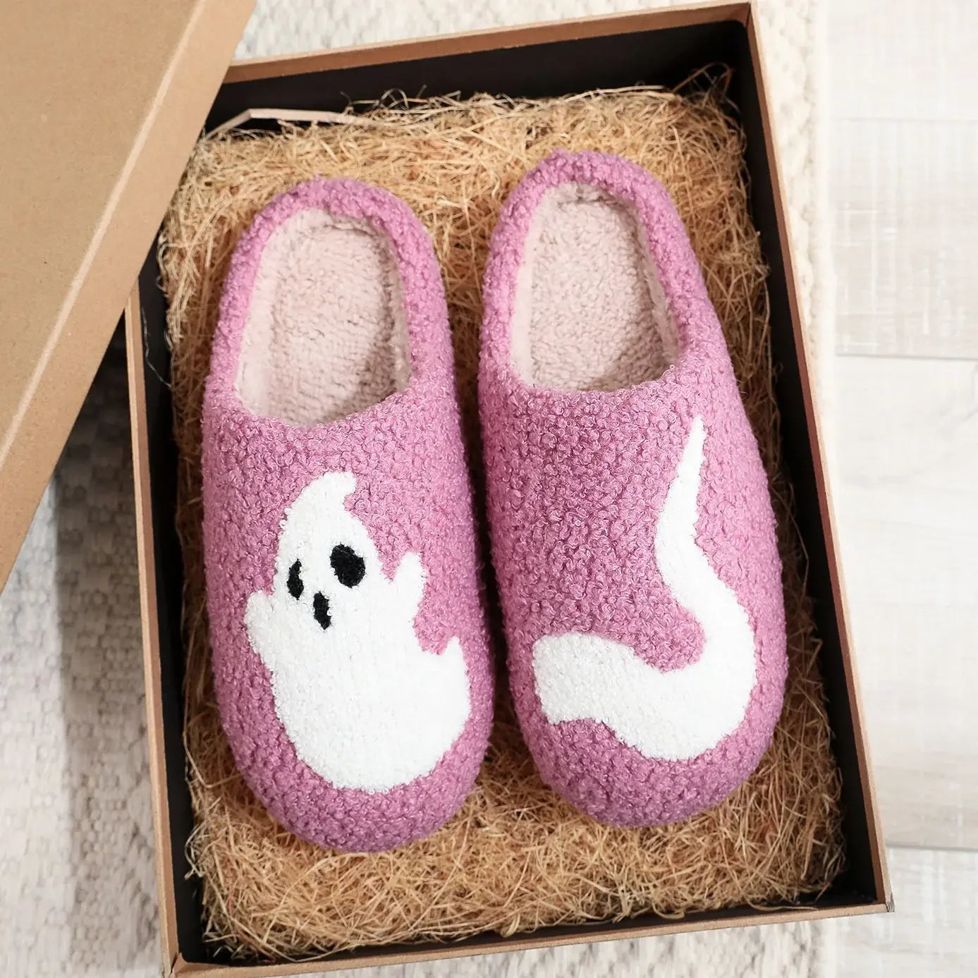 Ghostly Snuggle Slippers