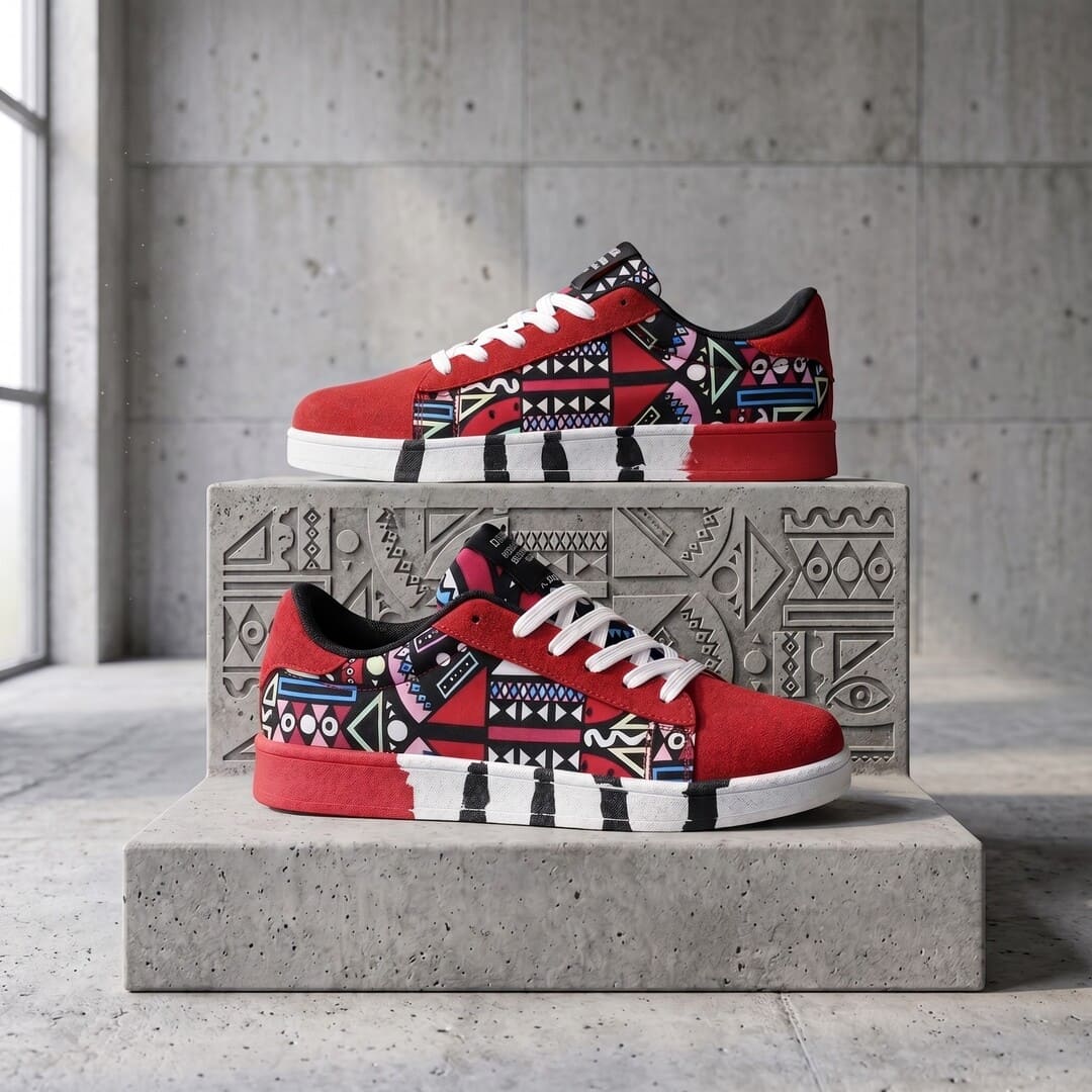 Redstone Patterned Sneakers
