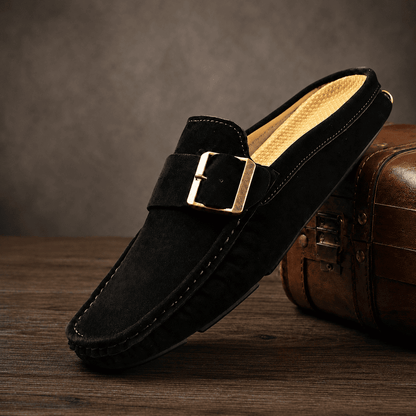 LuxeBuckle Slip-On Loafers