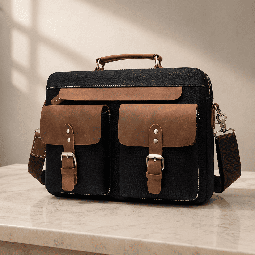 UrbanLedge Leather Briefcase
