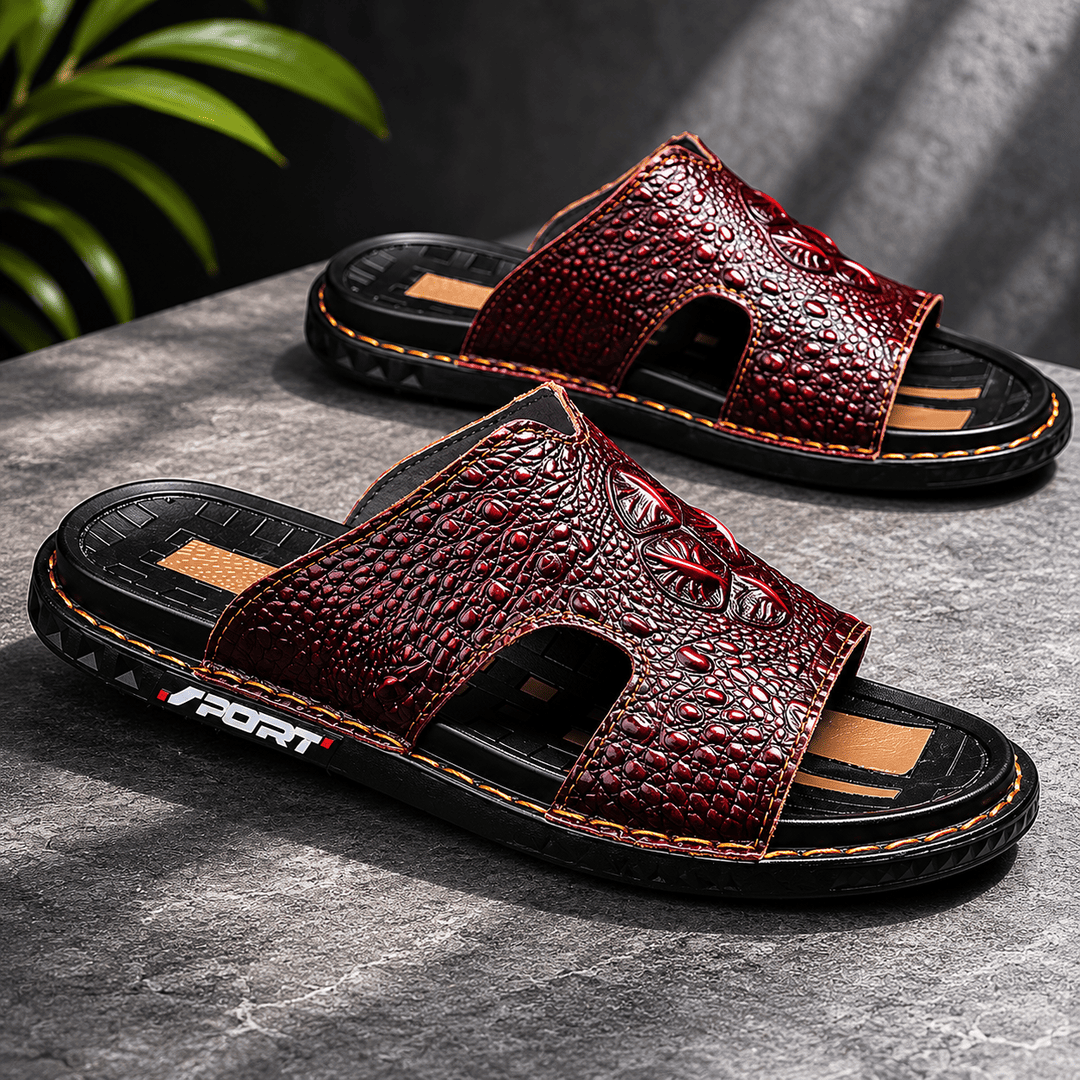 LuxeGrip Comfort Slides