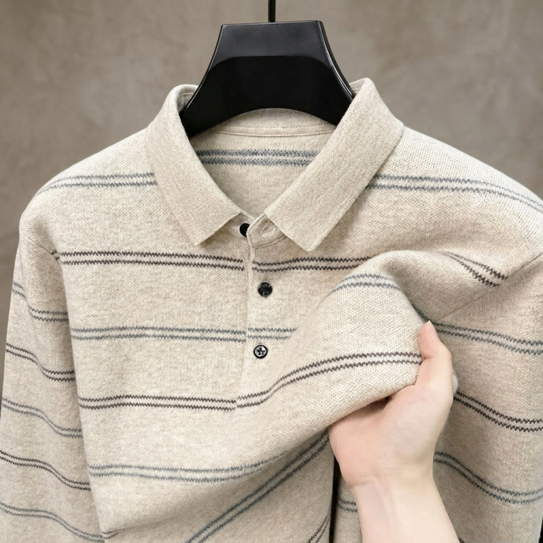 Albright Wool Knit Polo