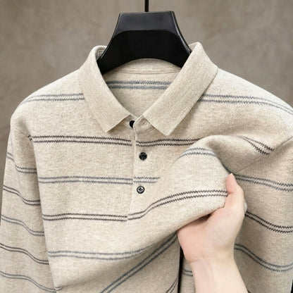 Albright Wool Knit Polo
