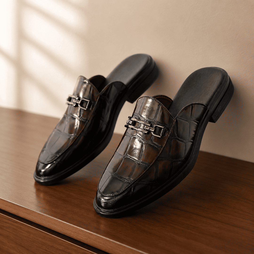 LuxeCrest Mule Loafers