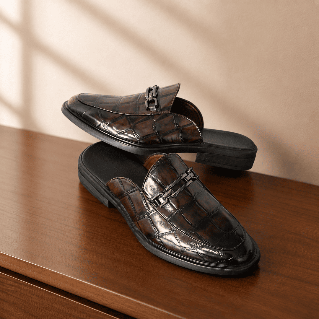 LuxeCrest Mule Loafers