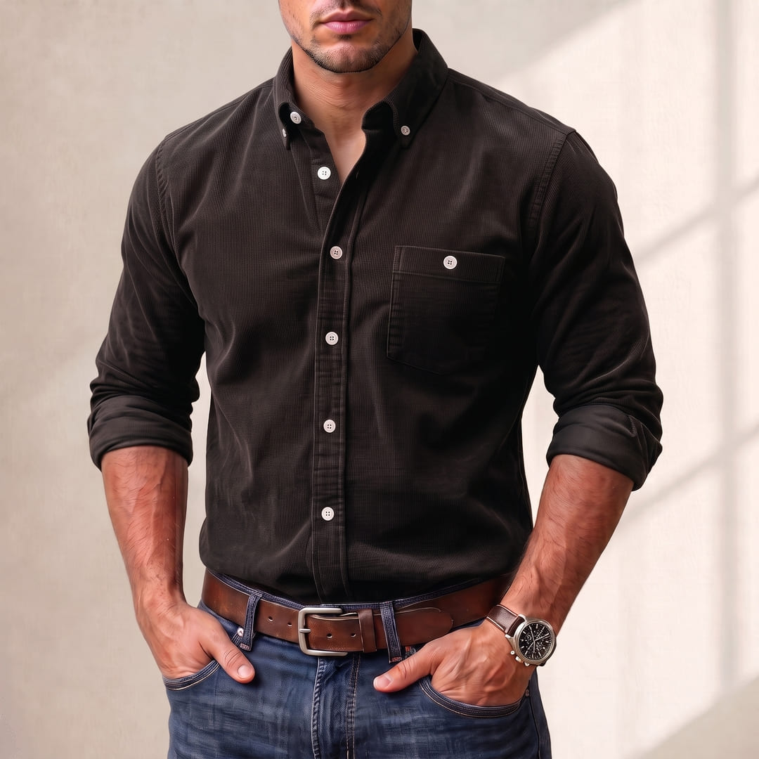 Harrington Textured Shirt