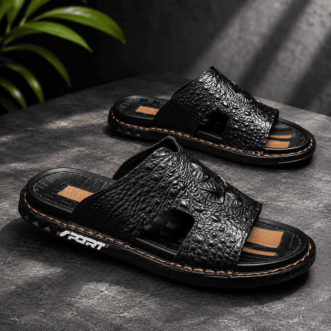 LuxeGrip Comfort Slides