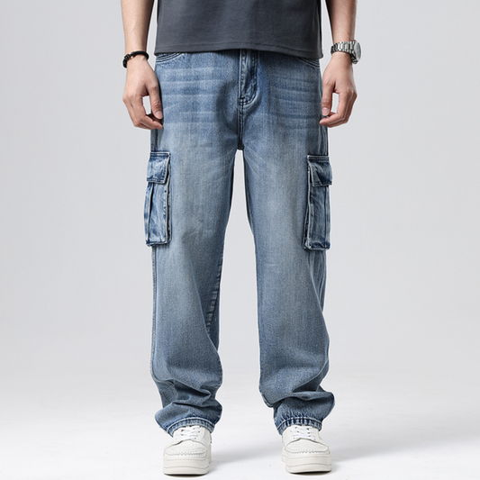 Multi-Pocket Denim Jeans
