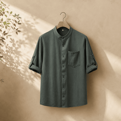 Slick Roll-Sleeve Shirt