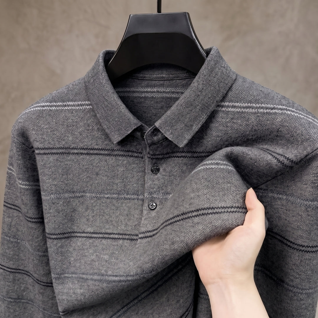 Albright Wool Knit Polo