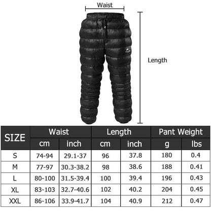 Outdoor Puffer Pants