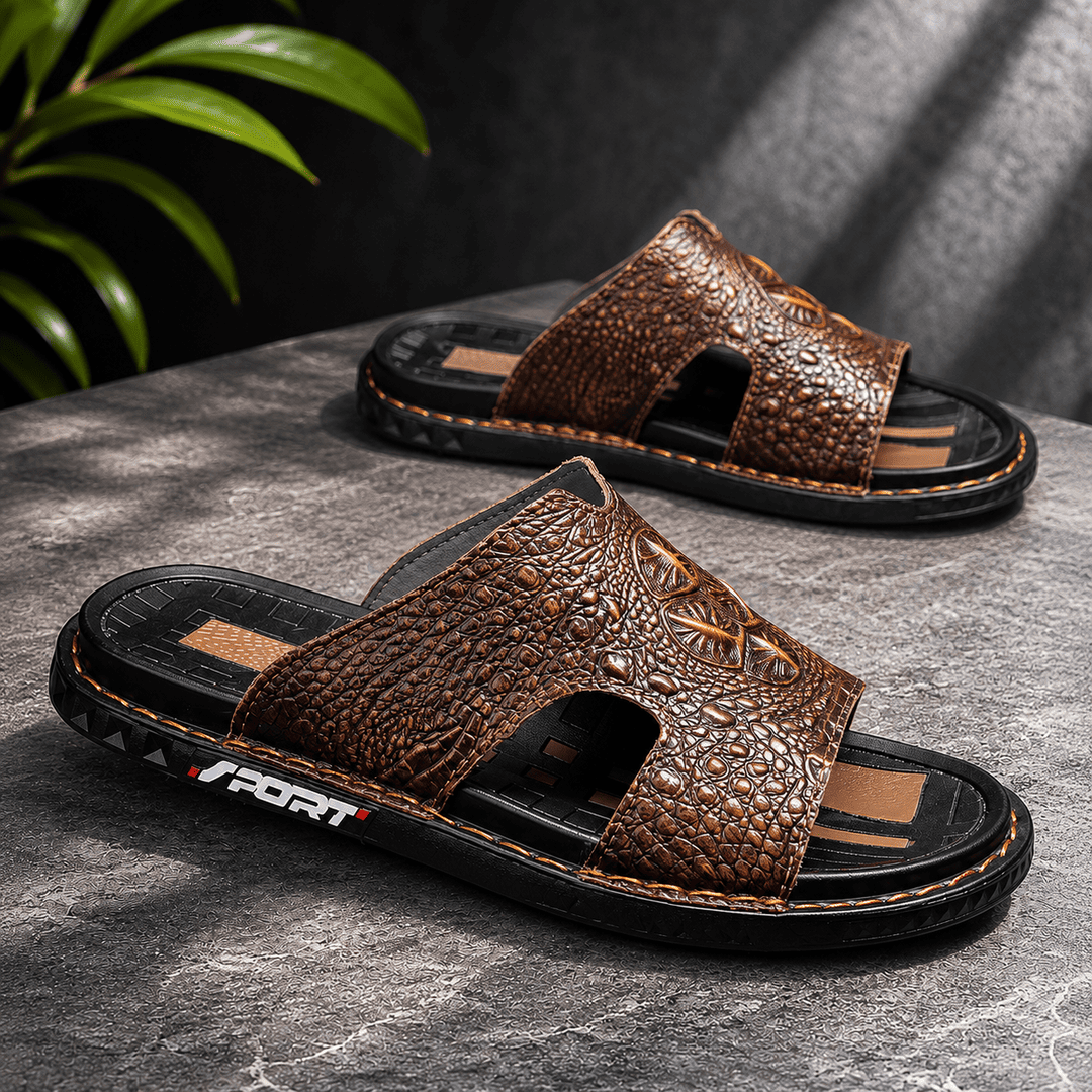 LuxeGrip Comfort Slides