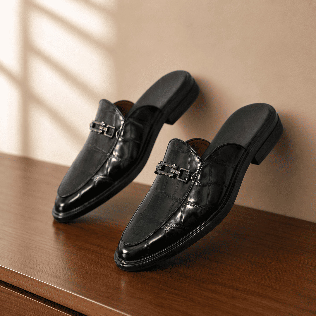 LuxeCrest Mule Loafers
