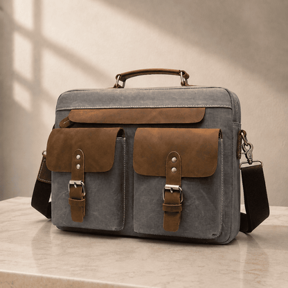 UrbanLedge Leather Briefcase