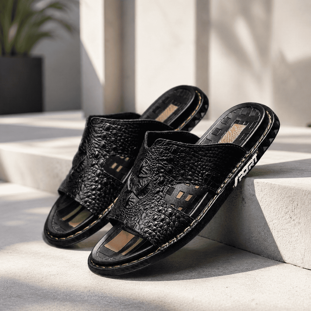 LuxeGrip Comfort Slides