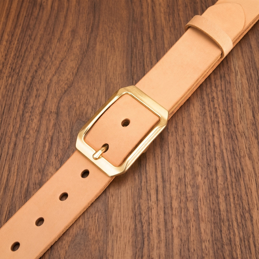 Carver Natural Leather Belt