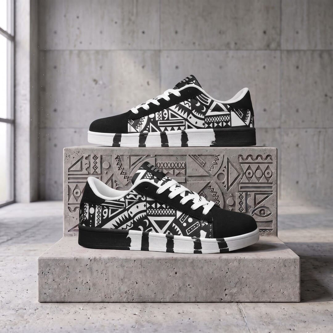 Redstone Patterned Sneakers
