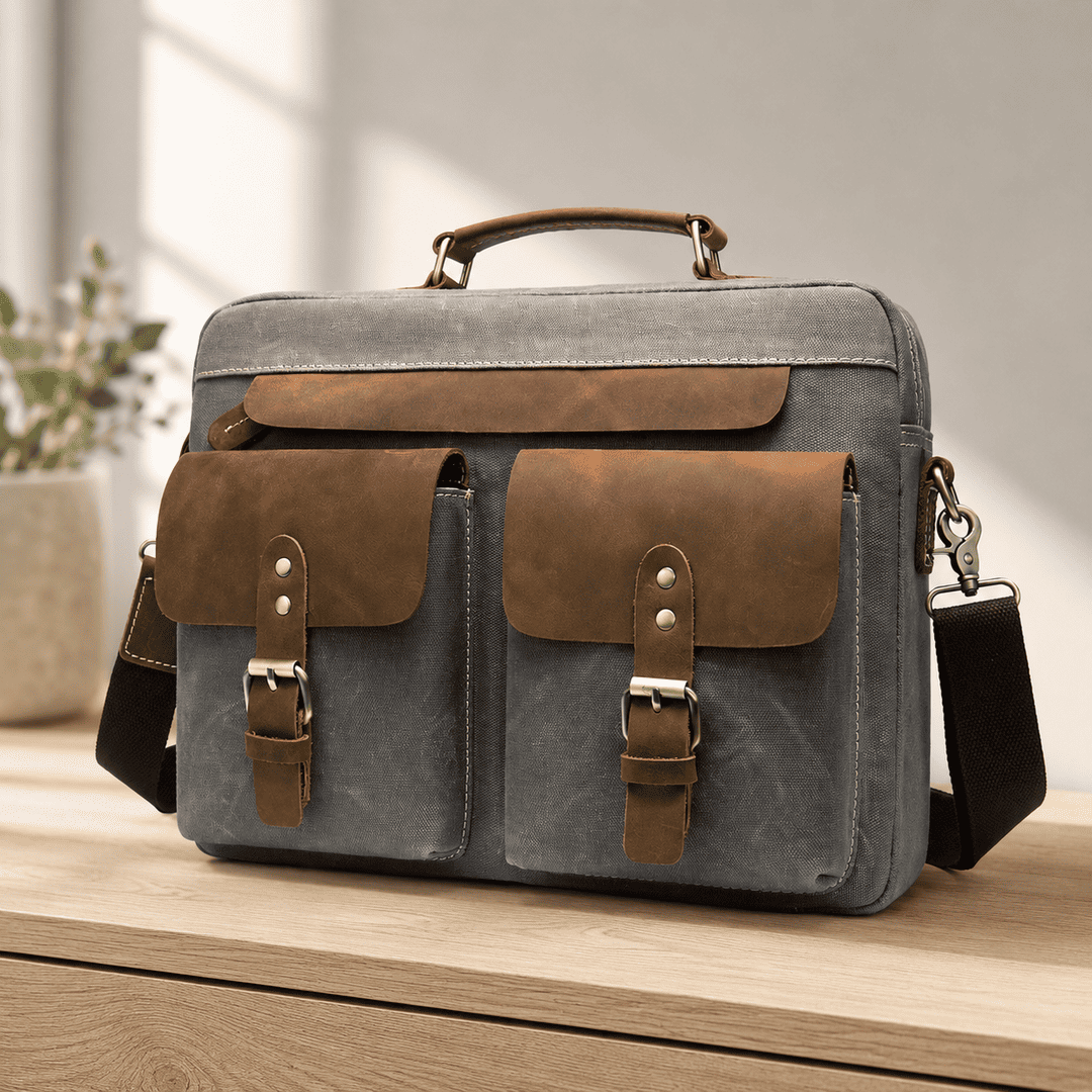 UrbanLedge Leather Briefcase