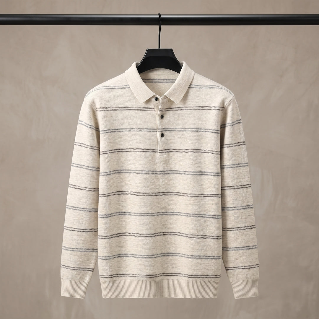 Albright Wool Knit Polo