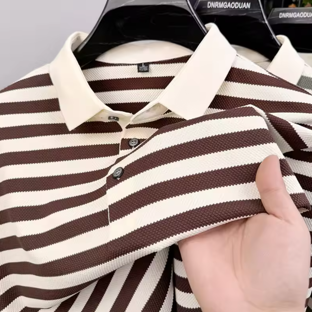 Stratex Luxe Strip Polo