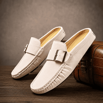 LuxeBuckle Slip-On Loafers