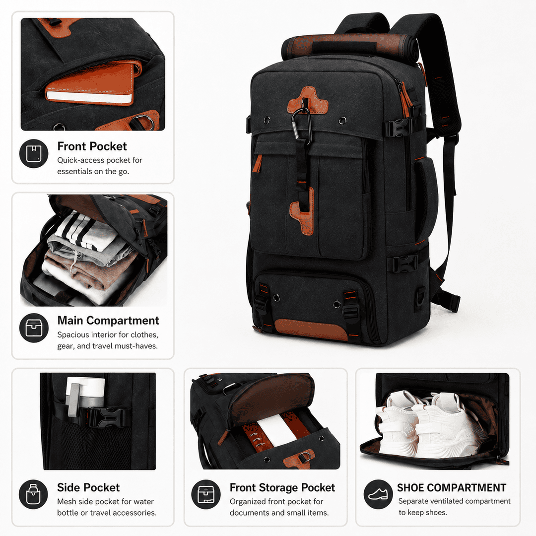 RidgeTrek Outdoor Backpack