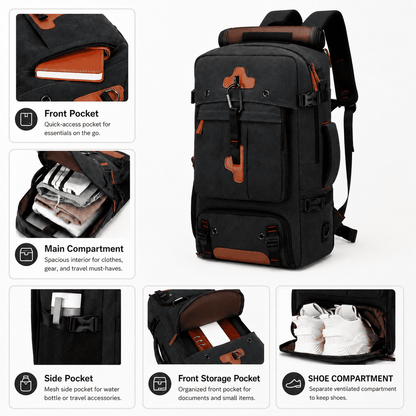 RidgeTrek Outdoor Backpack