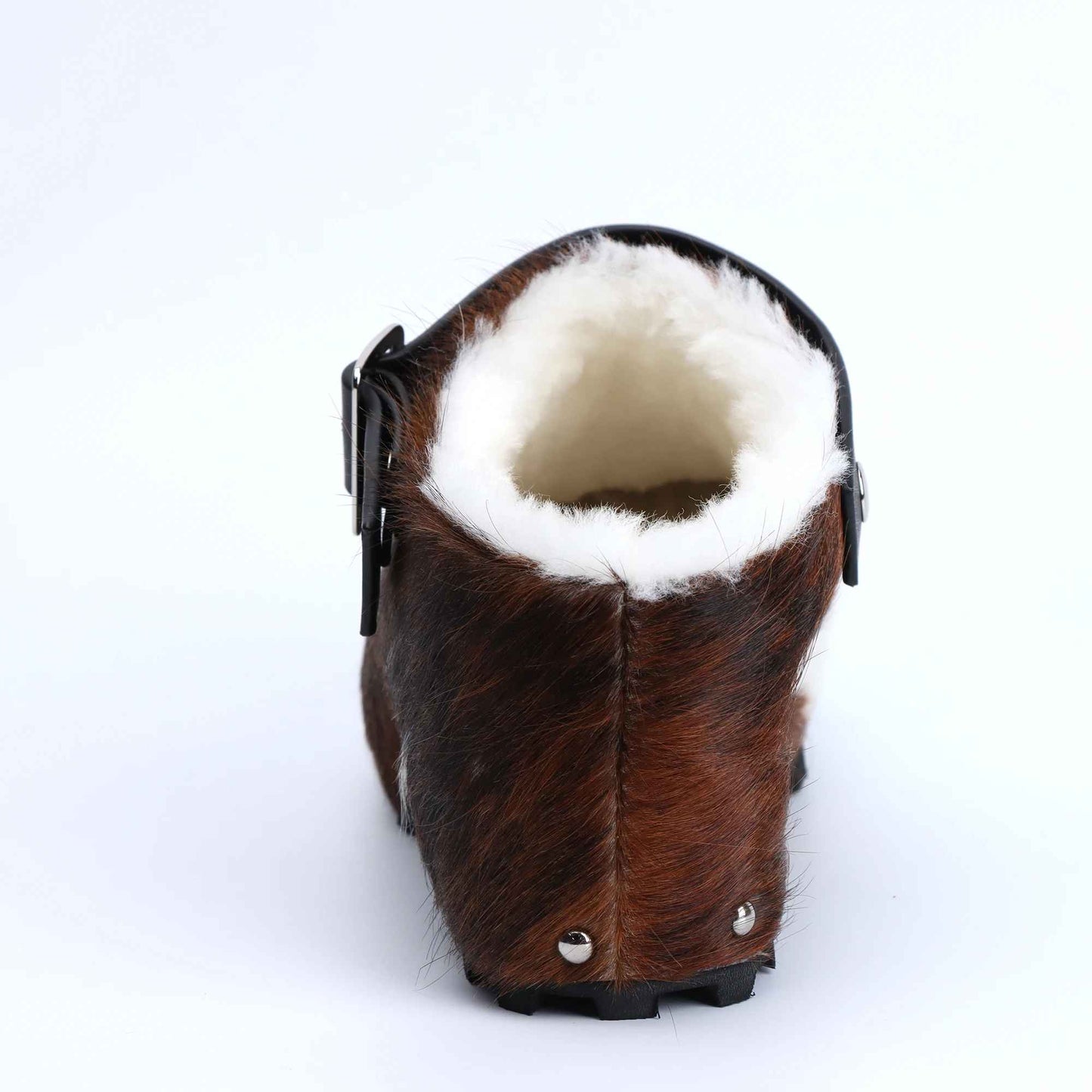 Luxe Cowhide Clogs