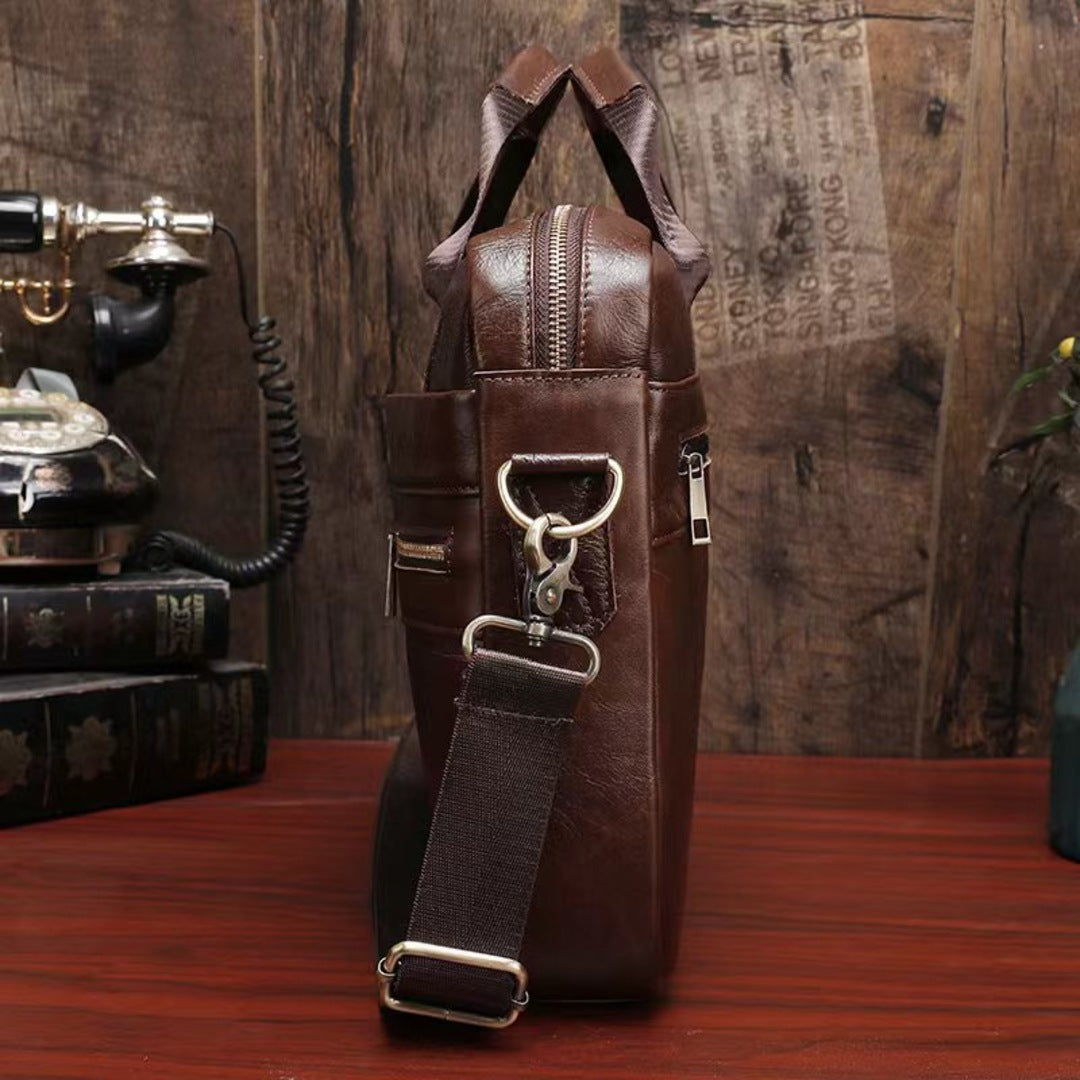 Premium Leather Briefcase