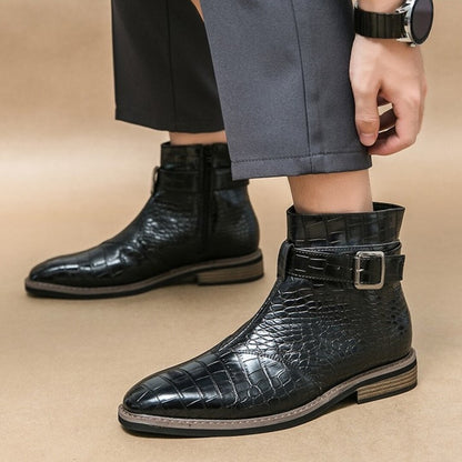 Refined Leather Boots