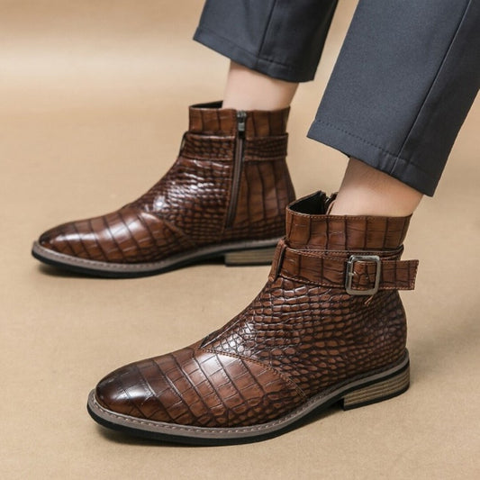 Refined Leather Boots