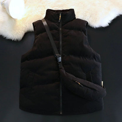 Corduroy Puffer Vest