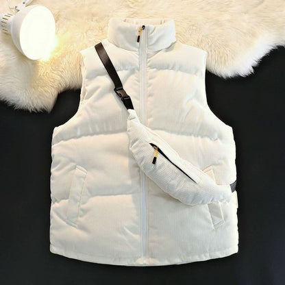 Corduroy Puffer Vest