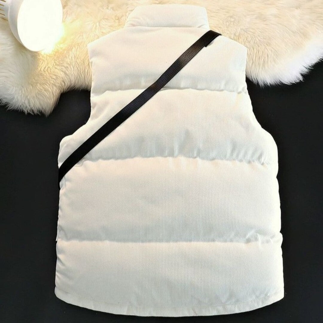 Corduroy Puffer Vest