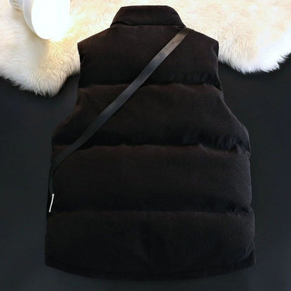 Corduroy Puffer Vest