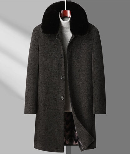 Valemont Fur Collar Coat