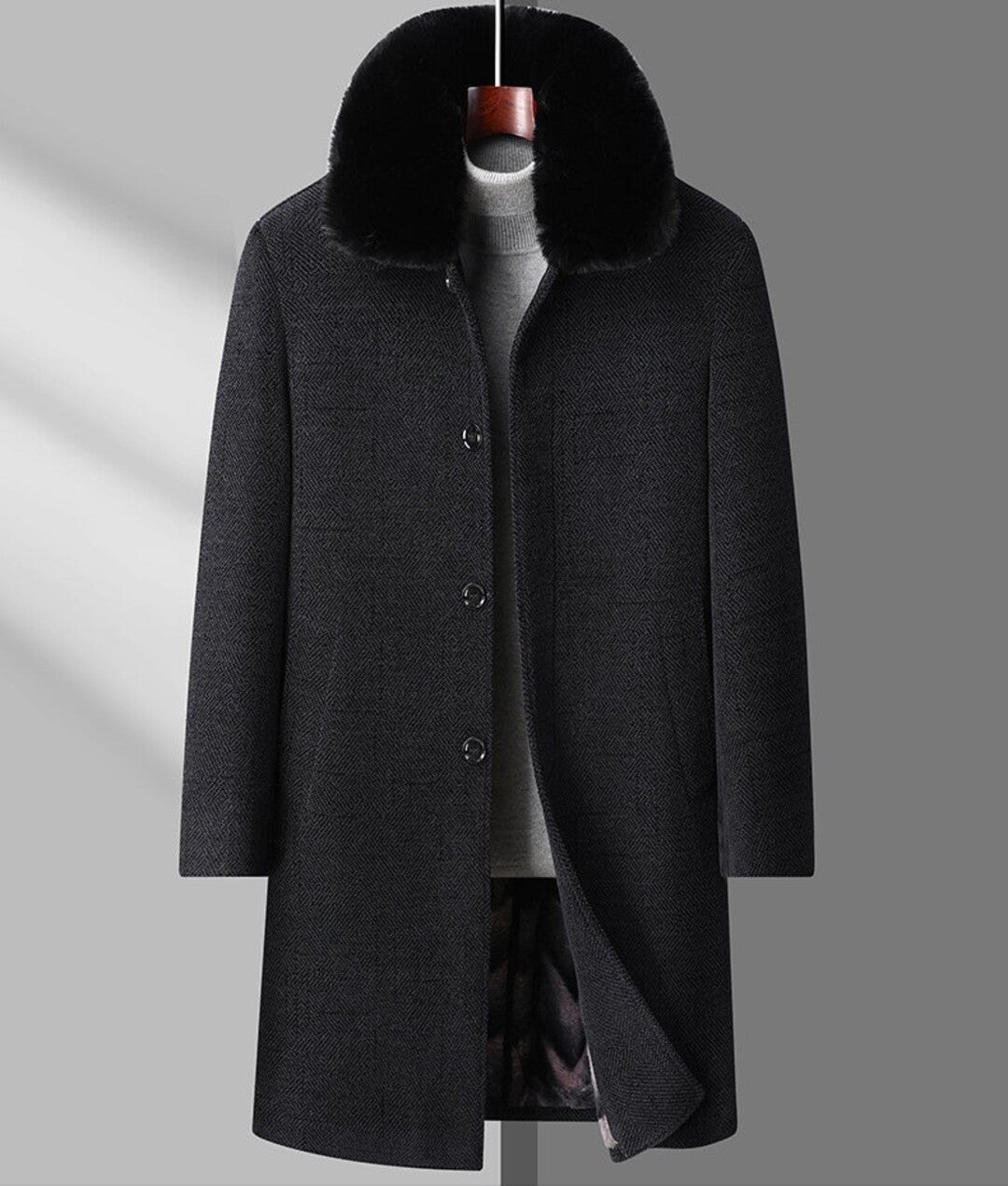 Valemont Fur Collar Coat