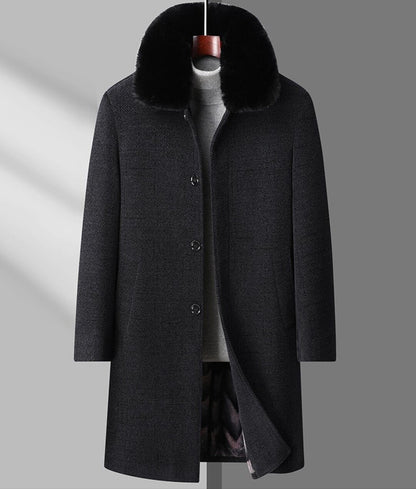 Valemont Fur Collar Coat