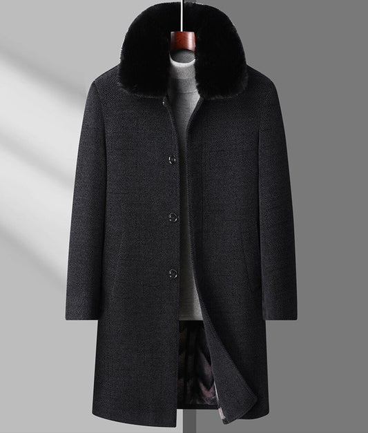 Valemont Fur Collar Coat