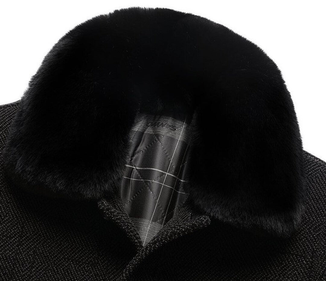 Valemont Fur Collar Coat