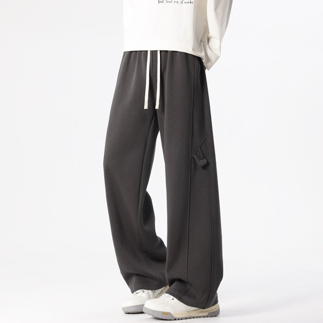 Wide-Leg Sweatpants